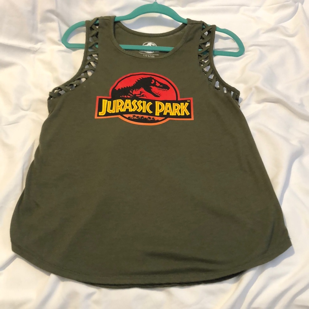 Jurassic Park Women’s Tank Top, size Large.